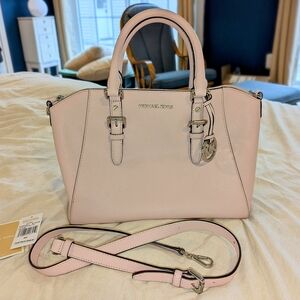 Michael Kors Pink Leather Satchel
